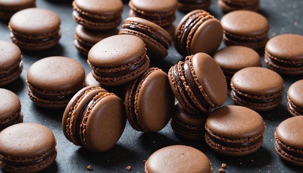 Quels sont les conseils pour réussir des macarons au chocolat croquants et fondants ?